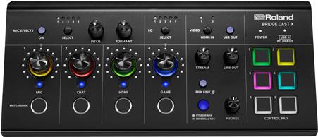 Roland BRIDGE CAST-X - Dual Bus Streaming Mixer & Video Capture XLR-Mikrofonvorverstärker (425921A99) von Roland