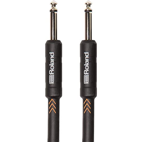 Roland Black-Serie 1,5m Instrumentenkabel, gerade/gerade 6,3-mm-Klinkenstecker – RIC-B5 Roland Black-Serie 1,5m Instrumentenkabel, gerade/gerade 6,3-mm-Klinkenstecker – RIC-B5 von Roland