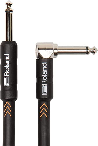 Roland Black-Serie 6m Instrumentenkabel, gewinkelt/gerade 6,3-mm-Klinkenstecker - RIC-B20A Roland Black-Serie 6m Instrumentenkabel, gewinkelt/gerade 6,3-mm-Klinkenstecker - RIC-B20A von Roland