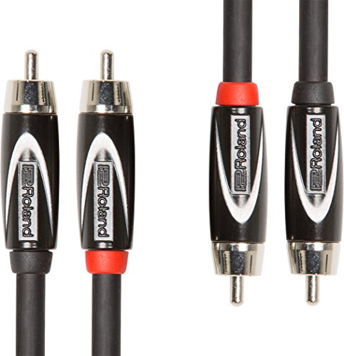 Roland Black-Serie Dual-Verbindungskabel – Cinch, Länge: 1m – RCC-3-2R2R Roland Black-Serie Dual-Verbindungskabel – Cinch, Länge: 1m – RCC-3-2R2R von Roland