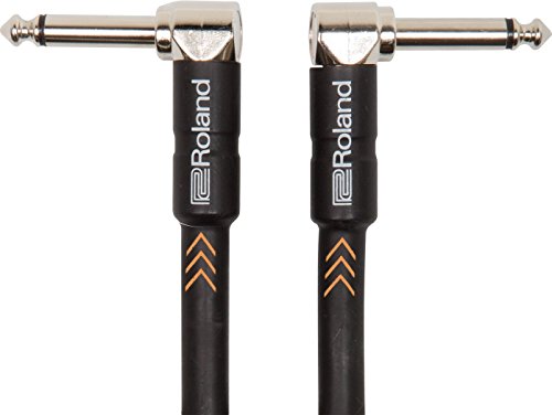 Roland Black-Serie Patch/Pedal-Kabel – Patch/Pedal-Kabel – gewinkelte 6,3-mm-Klinkenstecker, Länge: 30 cm – RIC-B1AA Roland Black-Serie Patch/Pedal-Kabel – Patch/Pedal-Kabel – gewinkelte 6,3-mm-Klinkenstecker, Länge: 30 cm – RIC-B1AA von Roland