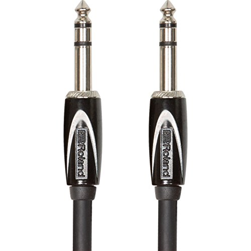 Roland Black-Serie Stereo-Verbindungskabel – 6,3-mm-TRS-Klinkenstecker, Länge: 1,5m – RCC-5-TRTR Roland Black-Serie Stereo-Verbindungskabel – 6,3-mm-TRS-Klinkenstecker, Länge: 1,5m – RCC-5-TRTR von Roland