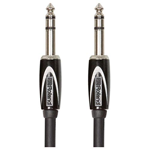 Roland Black-Serie Stereo-Verbindungskabel – 6,3-mm-TRS-Klinkenstecker, Länge: 3m – RCC-10-TRTR Roland Black-Serie Stereo-Verbindungskabel – 6,3-mm-TRS-Klinkenstecker, Länge: 3m – RCC-10-TRTR von Roland