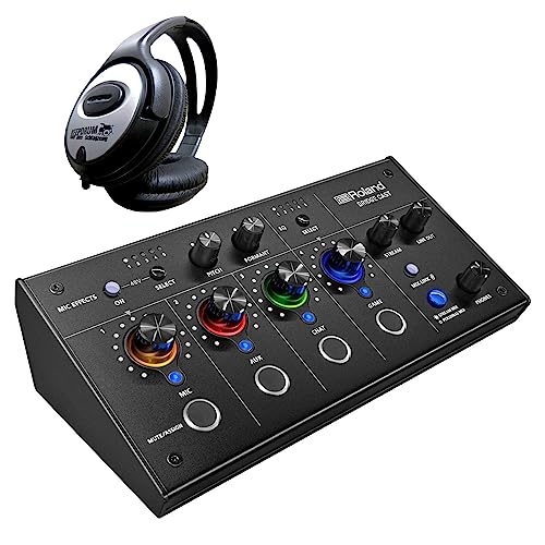 Roland Bridge Cast Dual Bus Gaming Mixer Komplettlösung für Audio-Streaming + keepdrum Kopfhörer Roland Bridge Cast Dual Bus Gaming Mixer Komplettlösung für Audio-Streaming + keepdrum Kopfhörer von Roland