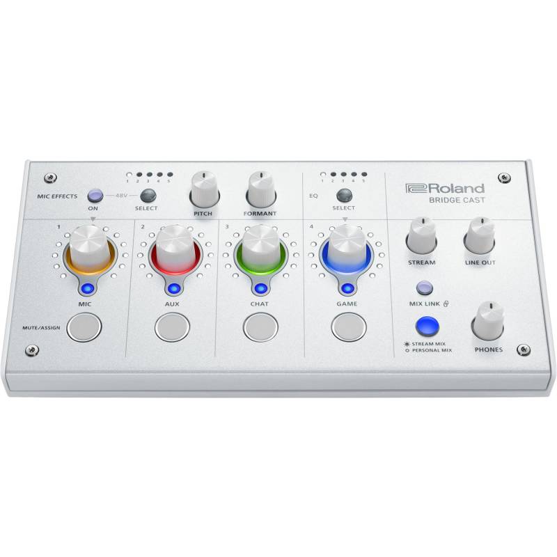 Roland Bridge Cast Ice White Gaming Audio Mixer von Roland