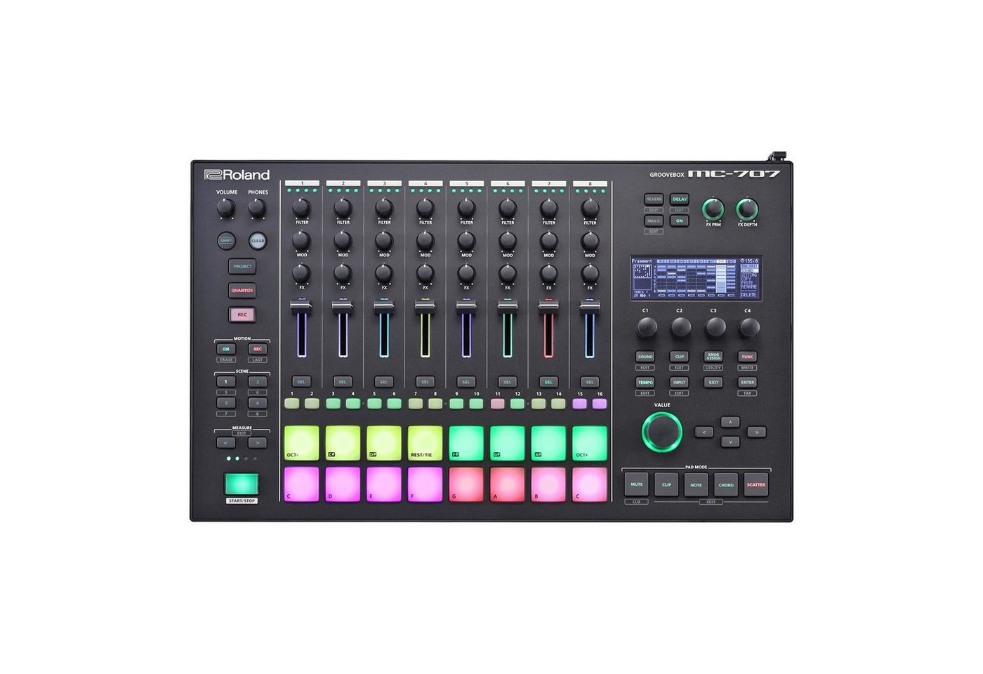 Roland DJ Controller MC-707 Groovebox DJ Mischpult von Roland