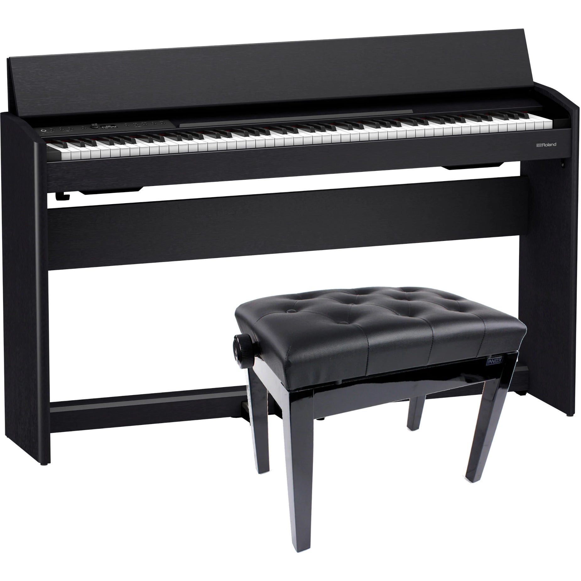 Roland F701-CB Contemporary Black with Piano Bench von Roland