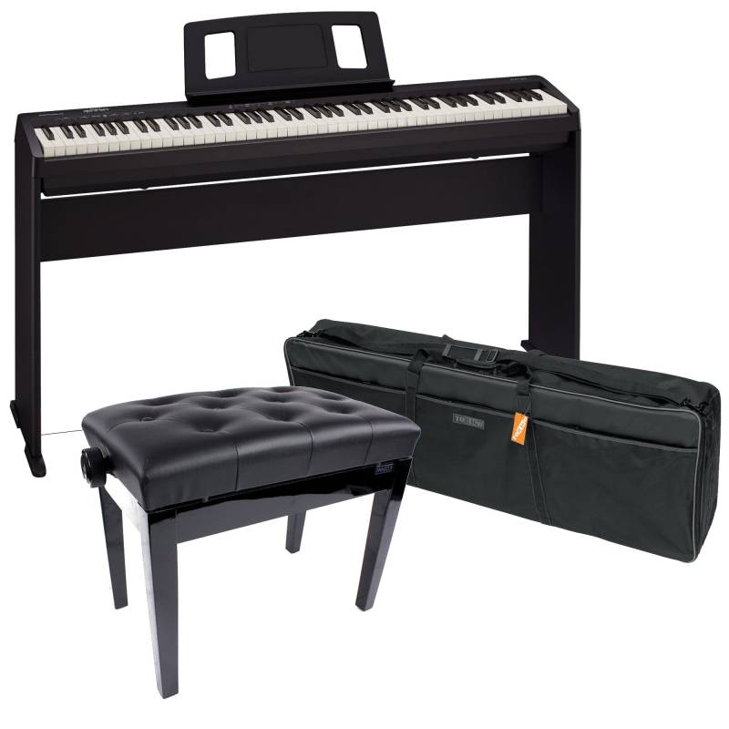 Roland FP-10 Digital Piano (Black) + Frame, Piano Bench and Bag von Roland