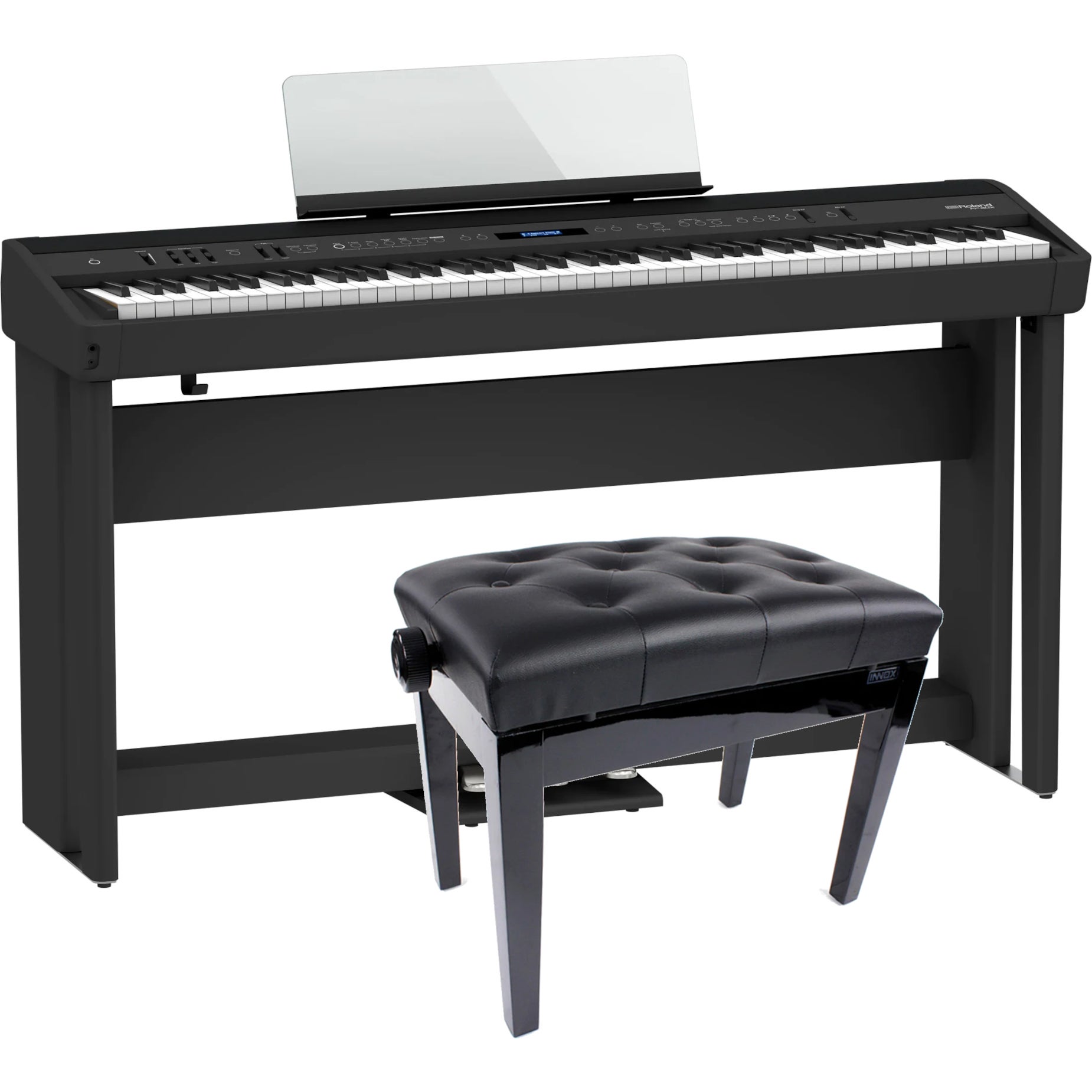 Roland FP-90X-BK Digital Piano + Frame, Pedal Unit and Bench Roland FP-90X-BK Digital Piano + Frame, Pedal Unit and Bench von Roland