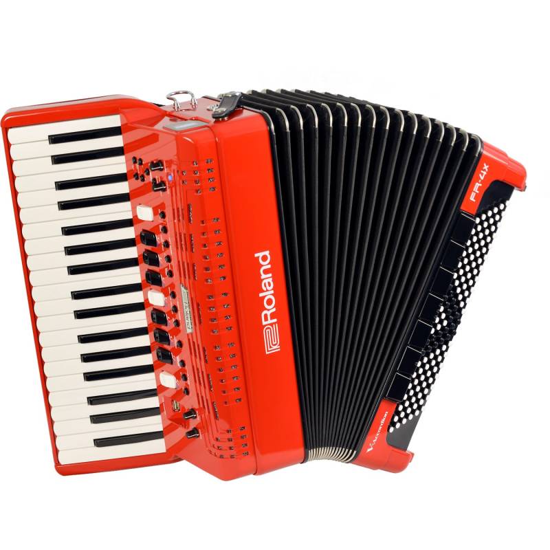 Roland FR-4X-RD V-Accordion (Pianoakkordeon), rot von Roland
