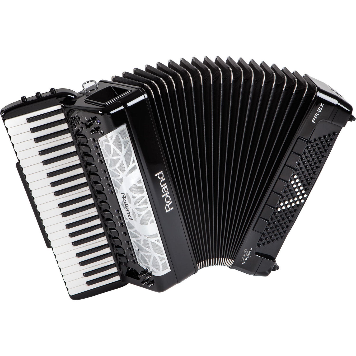 Roland FR-8X BK V-Akkordeon mit Klaviatur, schwarz Roland FR-8X BK V-Akkordeon mit Klaviatur, schwarz von Roland