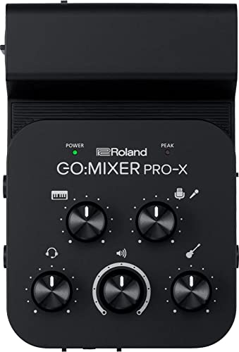 Roland GO:MIXER PRO-X Audio Mixer for Smartphones | Connect and Mix up to 7 Audio Sources | Add Studio Quality Audio to your Social Content and Livestreams | Compatible with iOS and Android devices von Roland