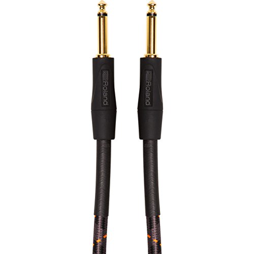 Roland Gold-Serie Patch/Pedal-Kabel – gerade 6,3-mm-Klinkenstecker, Länge: 1,5 m – RIC-G5 von Roland