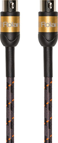 Roland Gold-Serie Premium-MIDI-Kabel, Länge: 3 ft./1 m – RMIDI-G3 Roland Gold-Serie Premium-MIDI-Kabel, Länge: 3 ft./1 m – RMIDI-G3 von Roland