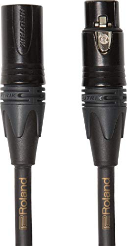 Roland Gold-Serie symmetrisches Mikrofonkabel – Neutrik XLR-Stecker, Länge: 1,5m – RMC-G5 von Roland