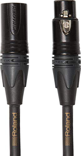 Roland Gold-Serie symmetrisches Mikrofonkabel – Neutrik XLR-Stecker, Länge: 4,5m – RMC-G15 von Roland