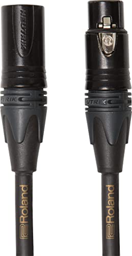 Roland Gold-Serie symmetrisches Mikrofonkabel – Neutrik XLR-Stecker, Länge: 7,5m – RMC-G25 von Roland