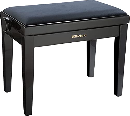 Roland Klavierbank in Hochglanz-Ebenholz-Ausführung mit Velour-Sitz – RPB-220PE Roland Klavierbank in Hochglanz-Ebenholz-Ausführung mit Velour-Sitz – RPB-220PE von Roland