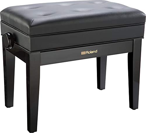 Roland Klavierbank in Hochglanz-Ebenholz-Ausführung mit gepolstertem Vinyl-Sitz – RPB-400PE Roland Klavierbank in Hochglanz-Ebenholz-Ausführung mit gepolstertem Vinyl-Sitz – RPB-400PE von Roland