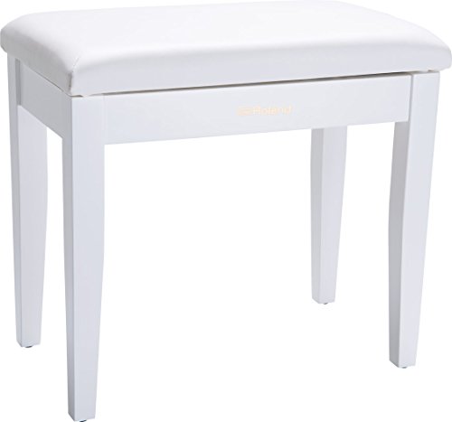Roland Klavierbank in weißem Satin-Finish mit Vinyl-Sitz und Aufbewahrungsfach für Partituren – RPB-100WH Roland Klavierbank in weißem Satin-Finish mit Vinyl-Sitz und Aufbewahrungsfach für Partituren – RPB-100WH von Roland