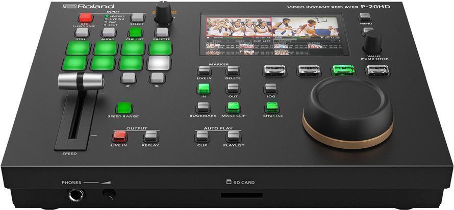 Roland P-20HD - WUXGA - 800 x 600,1024 x 768,1280 x 1024,1280 x 800,1366 x 768,1400 x 1050,1600 x 1200,1920 x 1200 - 720p - 1080i - 1080p - 4:2:2 - 8 Bit - 2 Kanäle (423201A38) von Roland