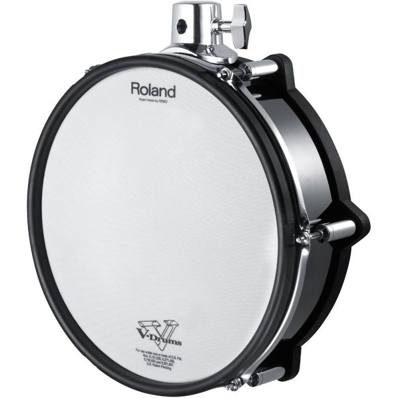 Roland PD-128-BC E-Drum Pad, 12 Zoll, Schwarz/Alu-Optik von Roland