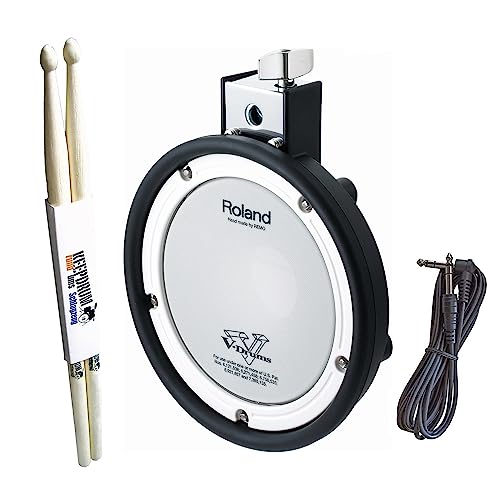 Roland PDX-6 V-Drum Pad Meash-Head Pad für E-Drum 8 Zoll + keepdrum Drumsticks von Roland