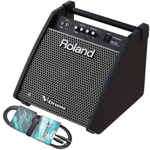 Roland PM-100 E-Drum Monitor Box + keepdrum GC075 Stereo-Miniklinke 3m von Roland