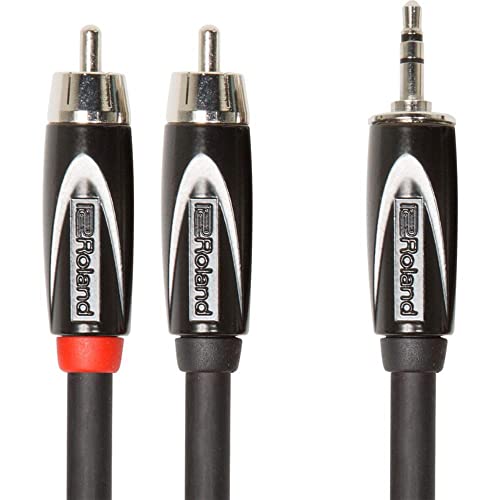 Roland RCC-10-352RV2 3 m Verbindungskabel, 3,5-mm-Klinke auf 2x Cinch Roland RCC-10-352RV2 3 m Verbindungskabel, 3,5-mm-Klinke auf 2x Cinch von Roland