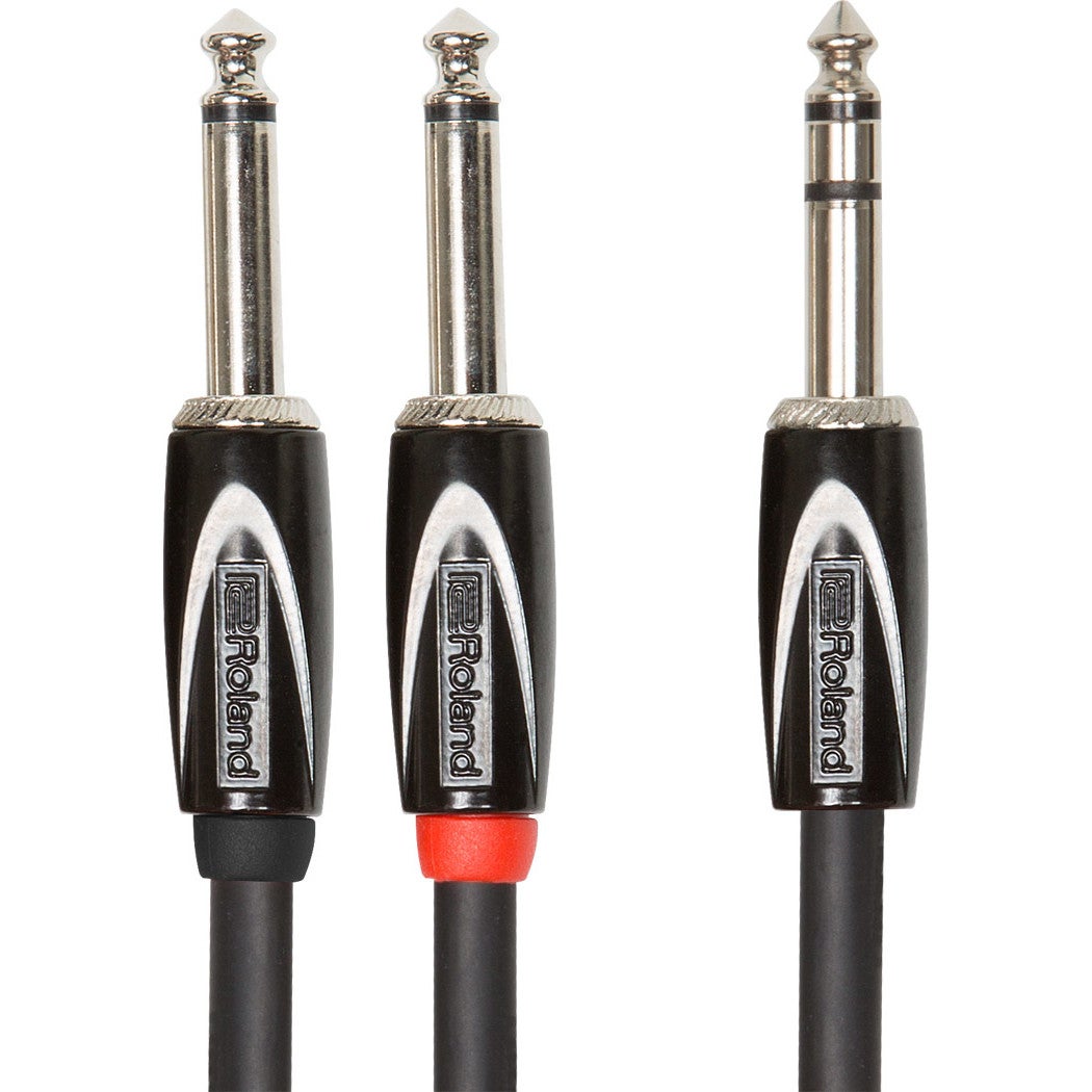 Roland RCC-5-TR28V2 1x TRS Jack to 2x TS Jack, 1.5m Roland RCC-5-TR28V2 1x TRS Jack to 2x TS Jack, 1.5m von Roland