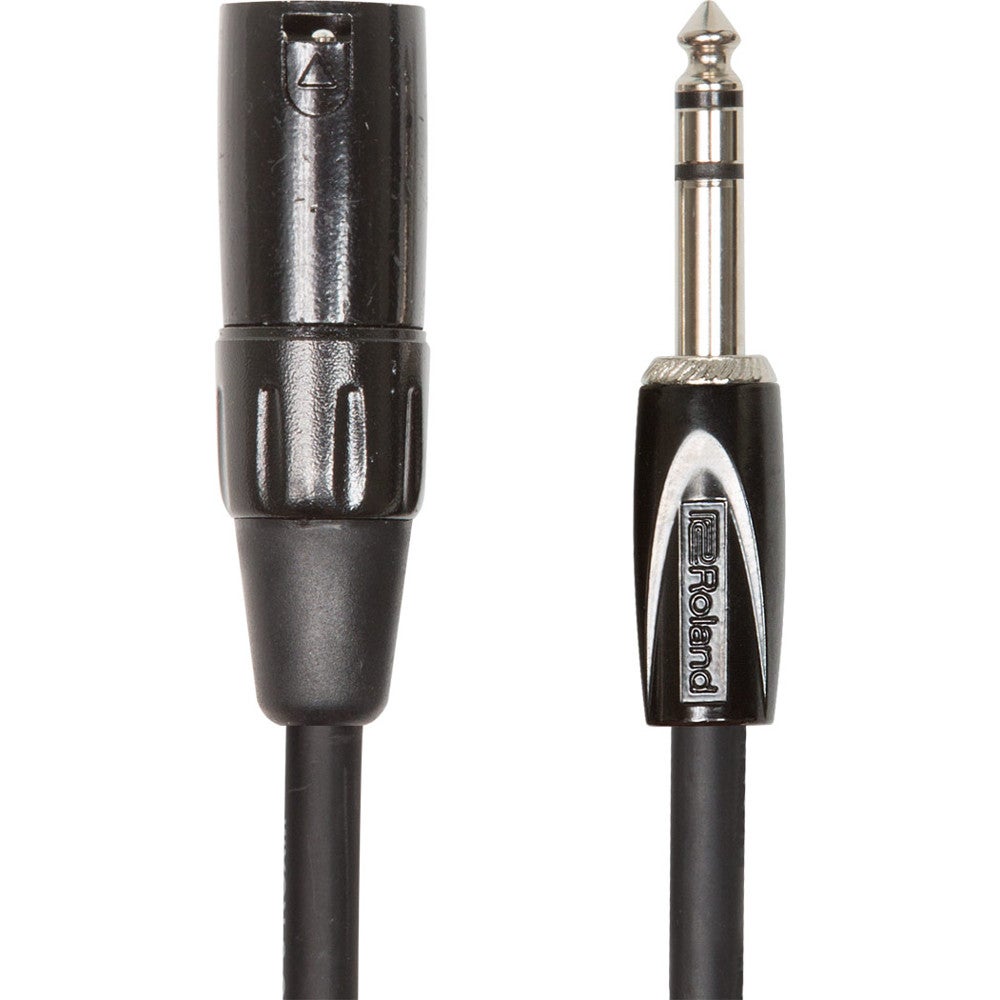 Roland RCC-5-TRXM Black Series Male XLR to Male TRS Jack Cable, 1.5m Roland RCC-5-TRXM Black Series Male XLR to Male TRS Jack Cable, 1.5m von Roland