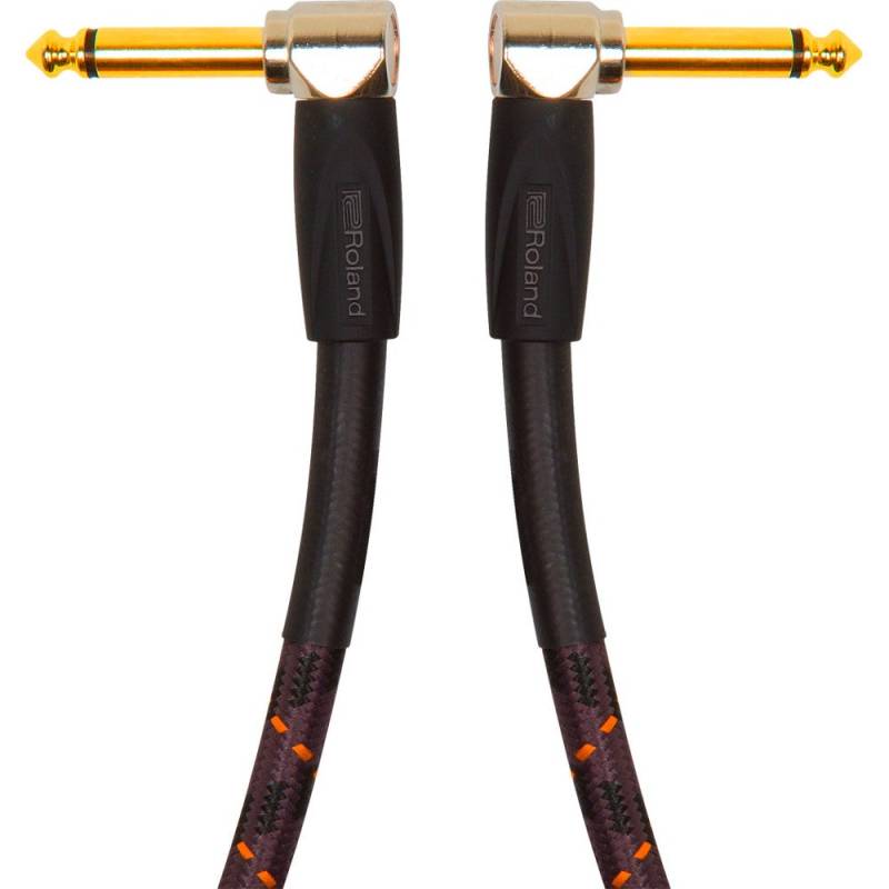 Roland RIC-G3AA Gold Series mono cable, jack - right-angled jack, 1 m von Roland