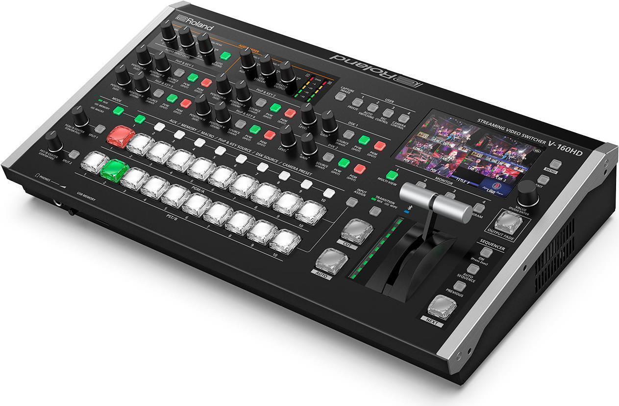 Roland V-160HD - Komposite - USB Typ-C - 60 Hz - 640 x 480 (VGA),800 x 600 (SVGA),1024 x 768 (XGA),1280 x 1024 (SXGA),1280 x 800 (WXGA),1366 x... - 480i,480p,720p,1080i,1080p - 8 Bit (423841A38) von Roland