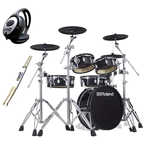 Roland VAD306 V-Drums Acoustic Design E-Drum Kit + keepdrum Kopfhörer + Drumsticks Bundle von Roland