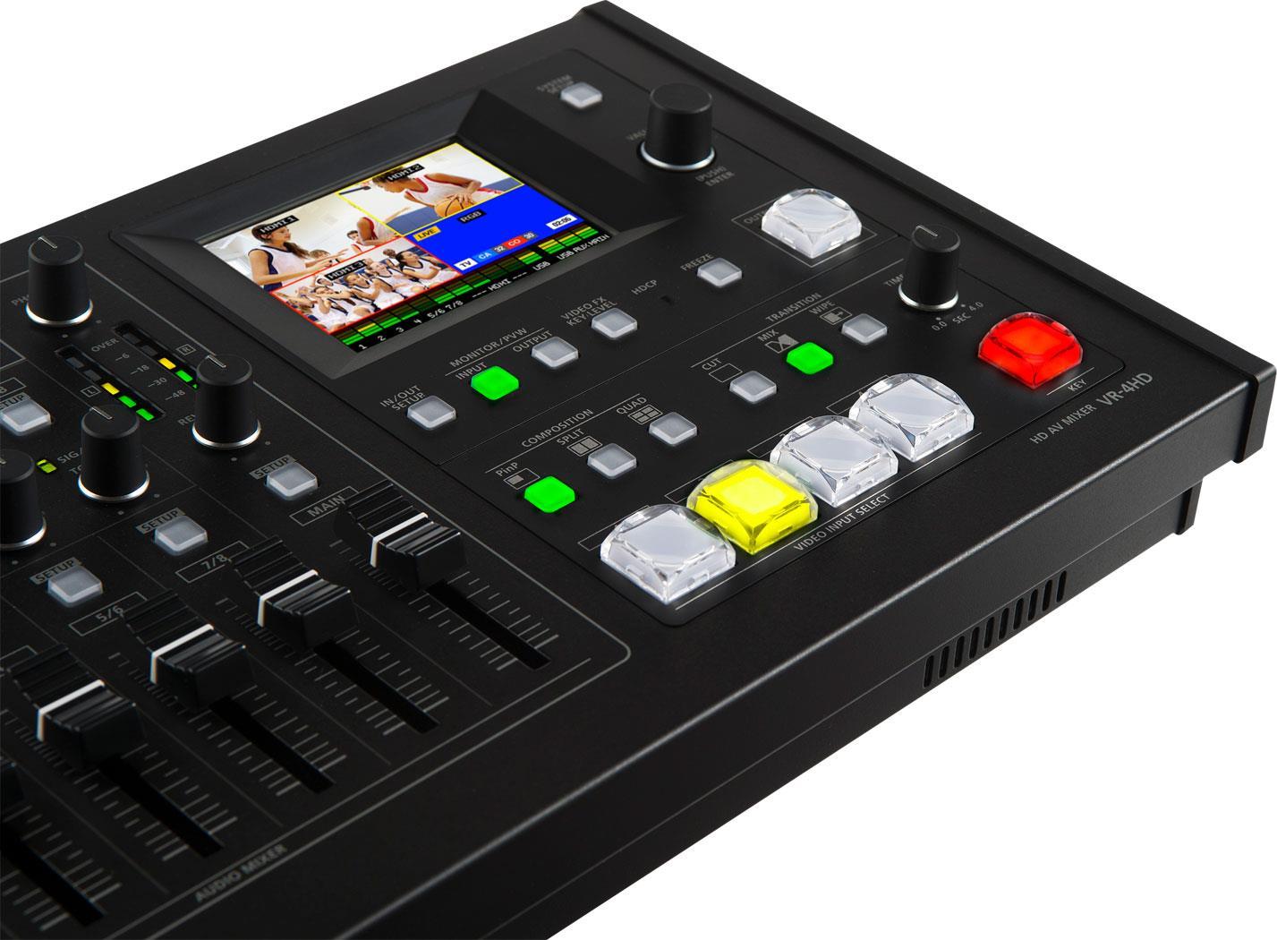 Roland VR-4HD - Full HD - 1280 x 768,640 x 480,800 x 600,1024 x 768,1280 x 1024,1366 x 768,1400 x 1050,1600 x 1200,1920 x 1200 - 480i,480p,576i,576p,720p,1080i,1080p - 4:2:2 - 8 Bit - LCD (417761A38) von Roland
