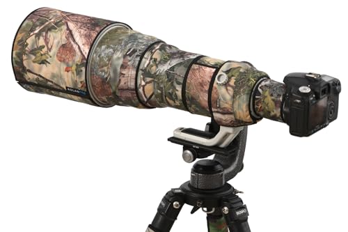 ROLANPRO Camouflage-Objektivschutz für Canon EF 600 mm F/4 L is III USM Coat Anti-Shake 3 Generation Objektivschutzhülle Regenschutz #34 wasserdicht von Rolanpro