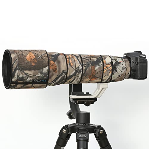 ROLANPRO Objektiv-Camouflage-Mantel für Canon EF 200–400 mm F4 L is USM Extender 1.4X Regenschutz, Objektivschutzhülle, #1 Baumwolle (nicht wasserdicht) von Rolanpro