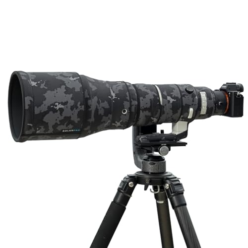 ROLANPRO Objektiv-Camouflage-Mantel für Sigma 300–600 mm F4 DG OS, Sport-Regenschutz, Objektivschutzhülle, #18, schwarz, Camouflage, wasserdicht ROLANPRO Objektiv-Camouflage-Mantel für Sigma 300–600 mm F4 DG OS, Sport-Regenschutz, Objektivschutzhülle, #18, schwarz, Camouflage, wasserdicht von Rolanpro