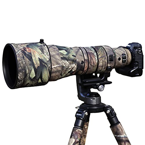 ROLANPRO Wasserdichte Objektiv-Camouflage-Abdeckung für Nikon Z 600 mm F4 TC VR S, Regenmantel, Objektiv-Schutzhülle, Waffenetui, #23, Brauner Dschungel, wasserdicht von Rolanpro