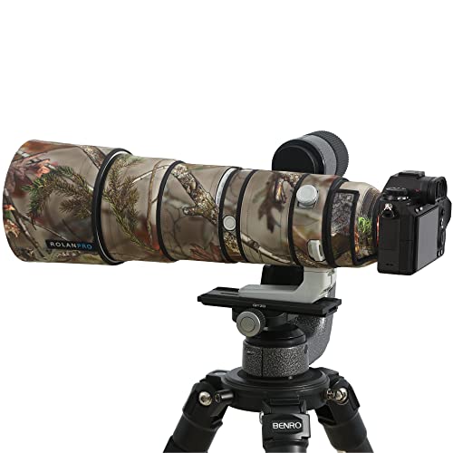 ROLANPRO Wasserdichte Objektivabdeckung, Camouflage, Regenschutz für Sony FE 200–600 mm F5.6–6.3 G OSS Objektiv-Schutzhülle, Waffen, Kleidung, #20 Dschungel, wasserdicht von Rolanpro