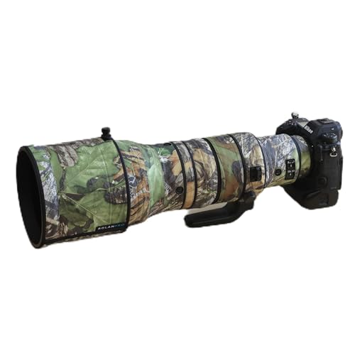 ROLANPRO wasserdichte Objektivabdeckung für Nikon Z 400 mm F2.8 TC VR S Regenschutz Objektivschutzhülle Kleidung #17 Dschungel wasserdicht von Rolanpro