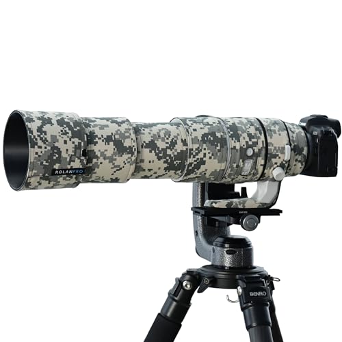ROLANPRO wasserdichte Objektivabdeckung für Canon RF 200–800 mm F6.3–9 ist USM Camouflage-Regenschutz, UCP Grau Digital Camouflage ROLANPRO wasserdichte Objektivabdeckung für Canon RF 200–800 mm F6.3–9 ist USM Camouflage-Regenschutz, UCP Grau Digital Camouflage von Rolanpro