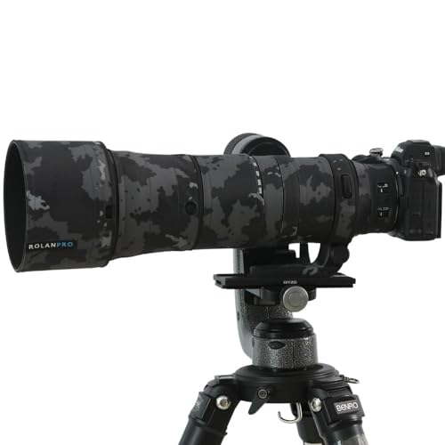 ROLANPRO wasserdichte Objektivschutzhülle, Camouflage-Beschichtung, für Nikon Z 180–600 mm F/5.6–6.3 VR, Regenschutz, Objektivschutzhülle, Kleidung, #18, Dunkelschwarz, wasserdicht ROLANPRO wasserdichte Objektivschutzhülle, Camouflage-Beschichtung, für Nikon Z 180–600 mm F/5.6–6.3 VR, Regenschutz, Objektivschutzhülle, Kleidung, #18, Dunkelschwarz, wasserdicht von Rolanpro