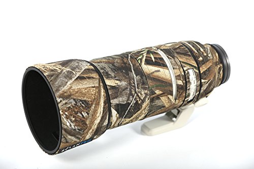 ROLANPRO Camouflage-Objektivschutz für Sony FE 100–400 mm f4.5–5.6 GM OSS Coat Objektiv-Schutzhülle, #9, wasserdicht von Rolanpro