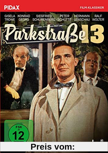 Parkstraße 13 / Spannender Kriminalfilm mit toller Besetzung (Pidax Film-Klassiker) von Rolf Hädrich