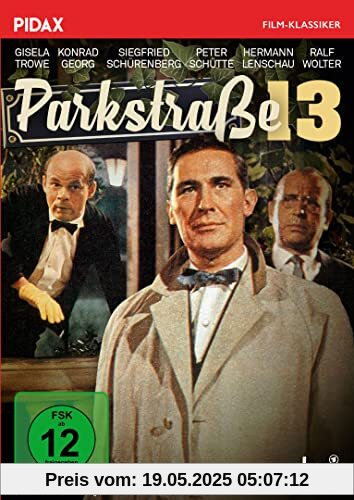 Parkstraße 13 / Spannender Kriminalfilm mit toller Besetzung (Pidax Film-Klassiker) von Rolf Hädrich