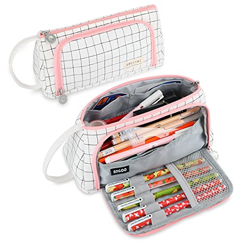 Rolin Roly Federmäppchen Pencil Case Pouch mit Reißverschlüssen Langlebig Federmappe Schlampermäppchen Make-up Tasche für Schule Büro Damen Mädchen Rolin Roly Federmäppchen Pencil Case Pouch mit Reißverschlüssen Langlebig Federmappe Schlampermäppchen Make-up Tasche für Schule Büro Damen Mädchen von Rolin Roly