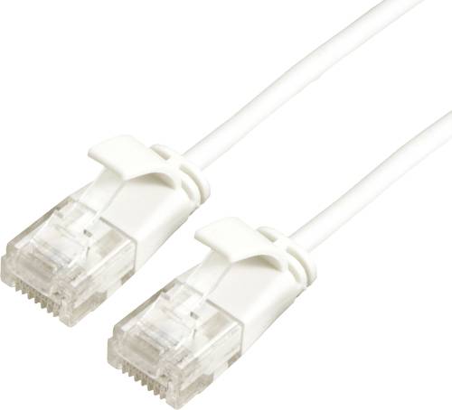 Roline green 21440984 RJ45 Netzwerkkabel, Patchkabel CAT 6a U/UTP 1.50m Weiß von Roline green