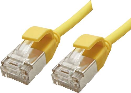 Roline green 21443323 RJ45 Netzwerkkabel, Patchkabel CAT 6a U/FTP 1.00m Gelb von Roline green