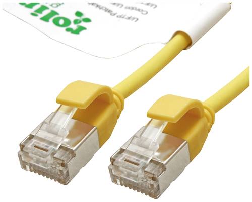 Roline green 21443325 RJ45 Netzwerkkabel, Patchkabel CAT 6a U/FTP 2.00m Gelb 1St. von Roline green